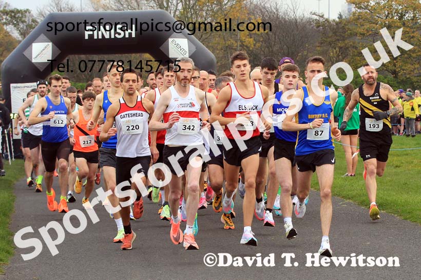 Senior Mens and Senior Womens 2022 Heaton Memorial 10k Road Race, Newcastle Town Moor.  Photo: David T. Hewitson/Sports for All Pics